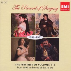 The Record of Singing, 1899-1952: The Very Best of Vols. 1-4