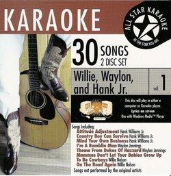 ASK-82 Country Karaoke; Willie, Waylon and Hank Jr.