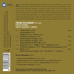 Schubert: 3 Sonatas, Impromptus, Moments Musicaux, Trout Quintet, 7 Lieder... (5CD)