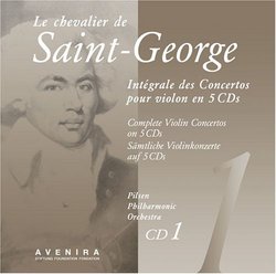 Saint-George: Intégrale des Concertos pour violon, CD 1