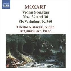 Mozart: Violin Sonatas Nos. 29 & 30; Six Variations, K. 360