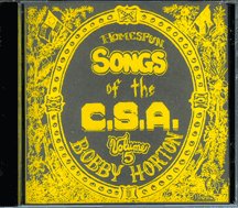 Homespun Songs of the C.S.A. Volume 5