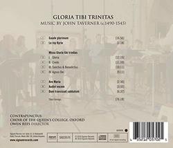 Taverner: Gloria Tibi Trinitas