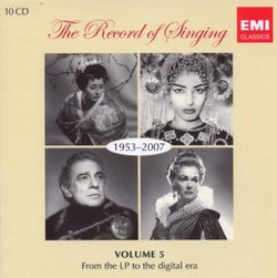 The Record of Singing, Vol. 5: 1953-2007 - From the LP to the Digital Era