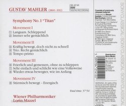 Mahler: Symphony No 1; Maazel