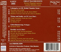 Great Wagner Duets: Lohengrin, Act III Bridal Chamber Scene / Tristan und Isolde, Act II Love Duet / Gotterdammerung, Prologue Parsifal, Act II Duet