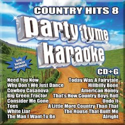 Party Tyme Karaoke - Country Hits 8 (16-Song CD+G)