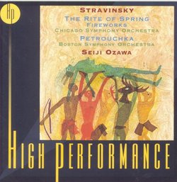 Stravinsky: Rite Of Spring, Fireworks, Petrouchka / Ozawa, Tilson Thomas, Chicago Symphony