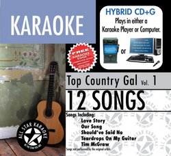 ASK-1555 Top Country Gal: Karaoke Edge Taylor Swift