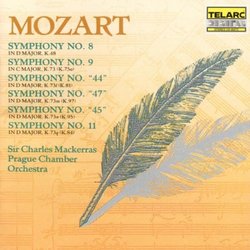 Mozart: Symphonies Nos. 8, 9, 44, 47, 45 & 11