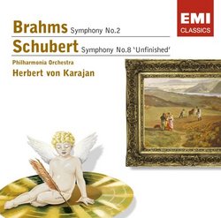 Brahms: Symphony No. 2; Schubert: Symphony No. 8 "Unfinished"