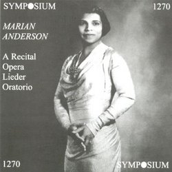 A Recital (Opera, Lieder, Oratorio)