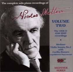 Medtner: The Complete Solo Piano Recordings Vol. 2