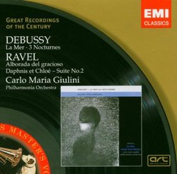 Debussy: La Mer; 3 Nocturnes / Ravel: Alborada del garcioso; Daphnis et Chloé - Suite No.2