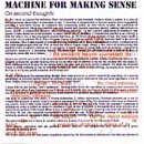 Machine for Making Sense