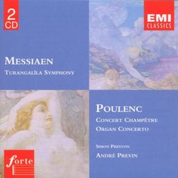 Messiaen: Turangalîla Symphony; Poulenc: Concert Champêtre; Concerto in G