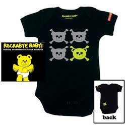 Rockabye Baby Lullaby Renditions of Black Sabbath + Rockabye Baby Onesie