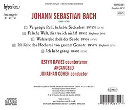 Bach: Cantatas Nos.52, 54, 82 & 170