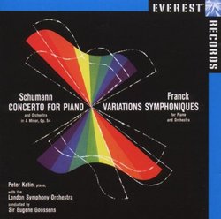 Schumann: Concerto for Piano; Franck: Variations Symphoniques