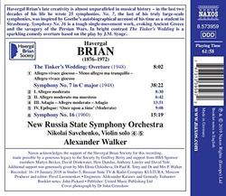 Brian: Symphonies Nos. 7 & 16; The Tinker's Wedding Overture