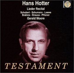 Hans Hotter Lieder Recital