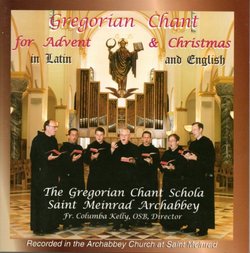 Gregorian Chant for Advent & Christmas in Latin and English