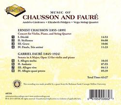 Music of Chausson & Faure