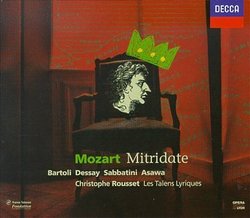 Mozart - Mitridate / Bartoli, Dessay, Sabbatini, Asawa, Piau, Flórez, Les talens lyriques, Rousset