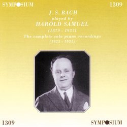 Bach Played By Harold Samuel