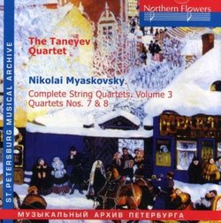 Nikolai Myaskovsky: Complete String Quartets, Vol. 3 - Nos. 7 & 8
