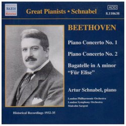 Beethoven: Piano Concerto No. 1 in C, Op. 15; Piano Concerto No. 2 in B-Flat, Op. 19; Bagatelle in A Minor (Fur Elise)