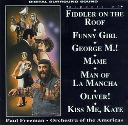 Aspects Of Fiddler On The Roof, Funny Girl, George M!, Mame, Man Of La Mancha, Oliver!, Kiss Me Kate
