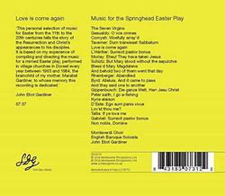 Monteverdi Choir: Love is Come Again - Music for the Springhead Easter Play