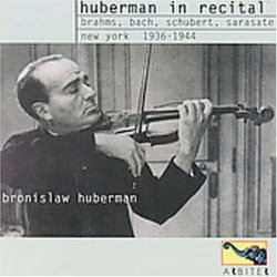 Huberman in recital New York 1936-44