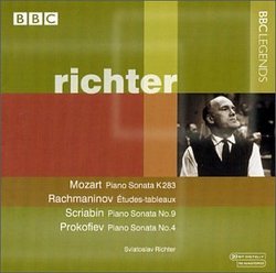 Mozart: Piano Sonata K. 283, Rachmaninov: Etudes-tableaux, Scriabin, etc.