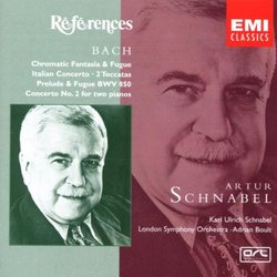 Bach: Chromatic Fantasy & Fugue, etc / Schnabel, Boult, et al