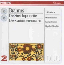 Brahms: Complete String Quartets; Clarinet Sonatas