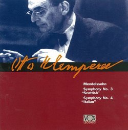 Mendelssohn Symphonies 3&4