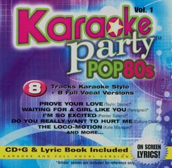 Karaoke Party Pop 80s Volume 1 CD+G