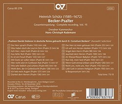 Heinrich Schütz: Becker-Psalter
