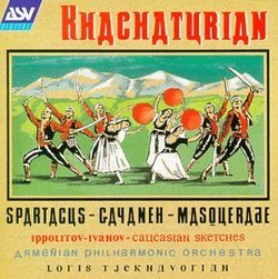 Aram Khachaturian: Spartacus; Gayaneh; Masquerade; Mikhail Ippolitov-Ivanov: Caucasian Sketches