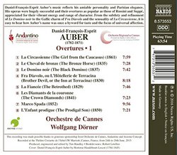 Daniel-Francois-Esprit Auber: Overtures, Vol. 1