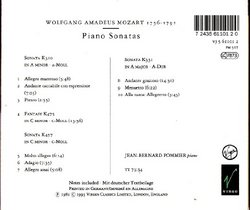 Piano Sonatas 8,11 & ,14