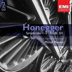 Honegger: Symphonies #1-5, Pacific 231; Michel Plasson; Orchestre du Capitole du Toulouse