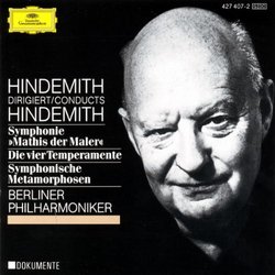 Hindemith: Symphony "Mathis der Maler"; Theme with Four Variations; Symphonic Metamorphosis on Themes by Weber