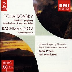 Tchaikovsky: Manfred Symphony/Marche Slave/Fantasy Overture-Romeo & Juliet/Rachmaninov: Symphony No.2
