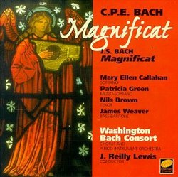 C.P.E Bach, J.S. Bach: Magnificats / Lewis, Washington Bach Consort
