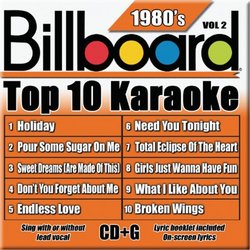 Billboard Top 10 Karaoke: 1980's 2