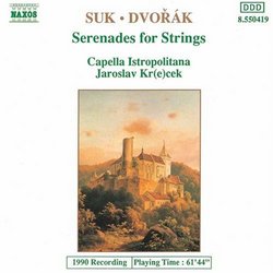 Suk, Dvorák: Serenades for Strings