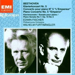 References - Beethoven: Piano Concerto no 5, etc / Fischer